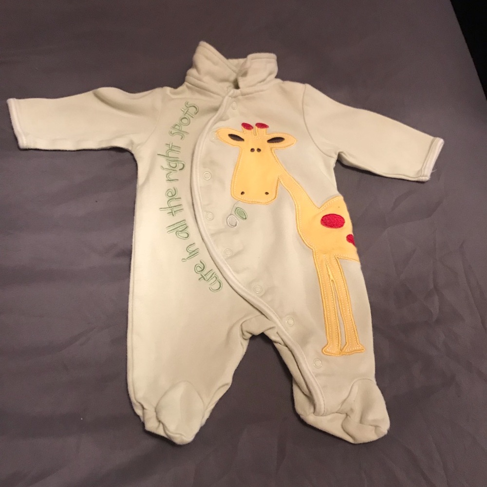 Newborn one piece button up